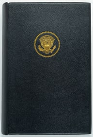 The Warren Commission Report, inscribed for Gerald Ford by President Johnson and the Commission