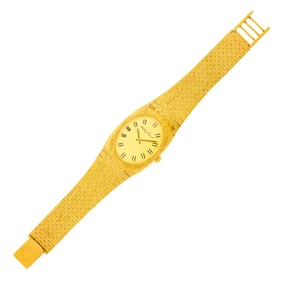 Mathey Tissot Gold Wristwatch