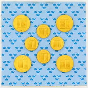Sporrongs Eight Gilt-Metal Buttons
