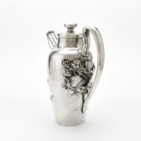 Chinese Export Silver Cocktail Shaker