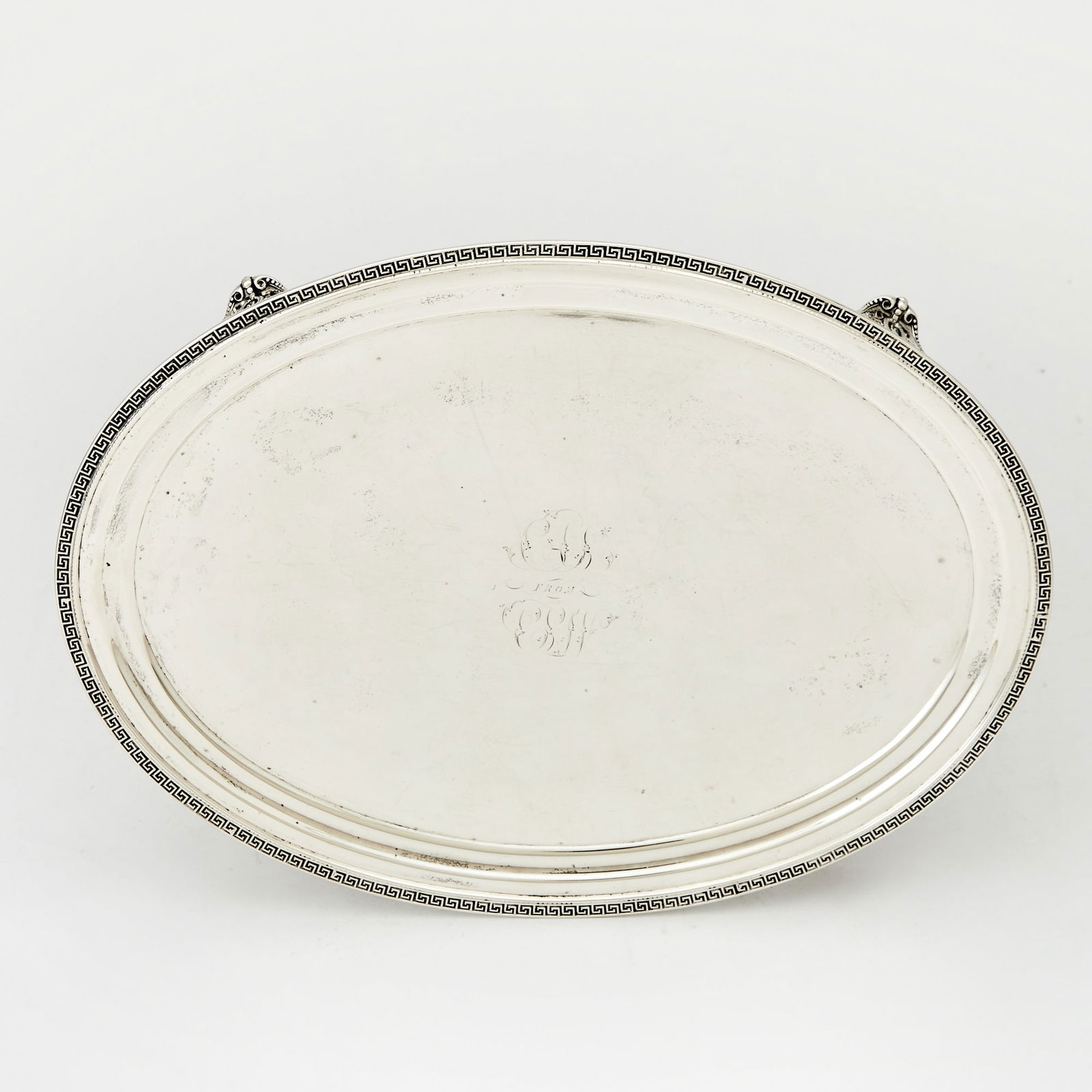 Tiffany & Co. Sterling Silver Oval Footed Tray (1 of 5)