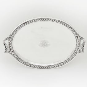 Tiffany & Co. Sterling Silver Two-Handled Tray
