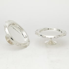 Pair of Tiffany & Co. Sterling Silver Tazzas