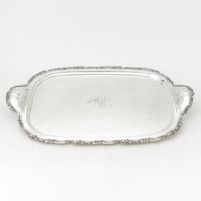 Reed & Barton Sterling Silver Two Handled Tray