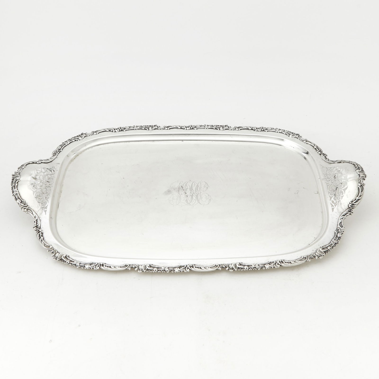 Reed & Barton Sterling Silver Two Handled Tray (1 of 4)