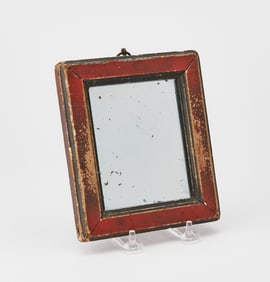 Red and Black-Painted Frame