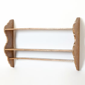 Three-Tiered Painted Pine Hanging Shelf