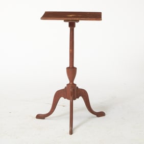 Red-Painted Candle Stand