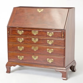 Chippendale Mahogany Slant-Front Desk