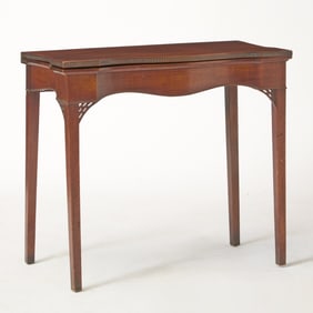 Federal Mahogany Fold-Over Card Table
