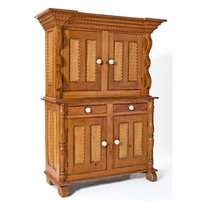 Classical Maple and Pine Cupboard
