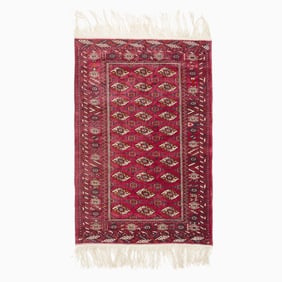 Silk Persian Turkoman Rug