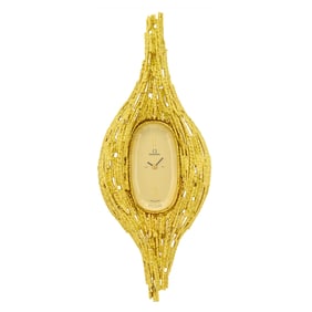 Andrew Grima Gold Pendant-Watch, Omega
