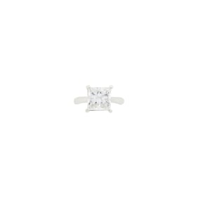 Silver and Diamond Ring