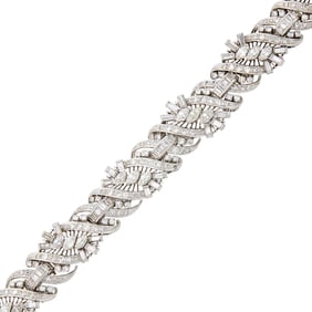 Platinum and Diamond Bracelet