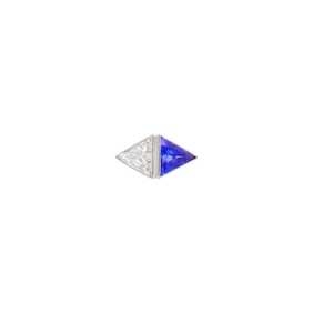 Platinum, Diamond and Tanzanite Ring