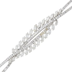 Platinum and Diamond Bracelet