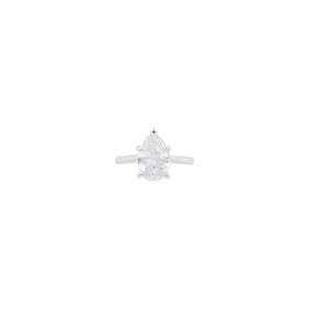 Silver and Diamond Ring