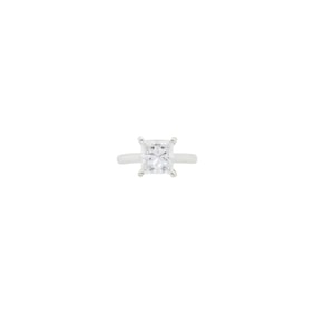 Silver and Diamond Ring