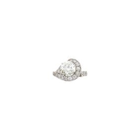 Platinum and Diamond Ring