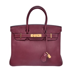 Hermès Rouge H Togo Leather Birkin 30 Bag