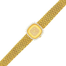 Patek Philippe Gold and Diamond Wristwatch, Ref. 4181/982 (1 of 3)
