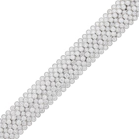 White Gold and Diamond Bracelet