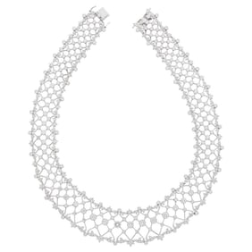 Platinum and Diamond Necklace