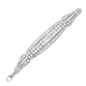 Platinum and Diamond Bracelet