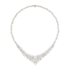 Platinum and Diamond Necklace