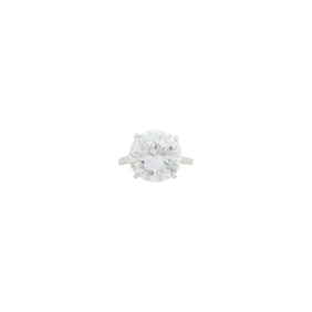 Silver and Diamond Ring