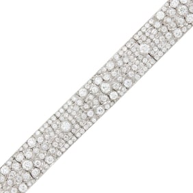 Platinum and Diamond Bracelet