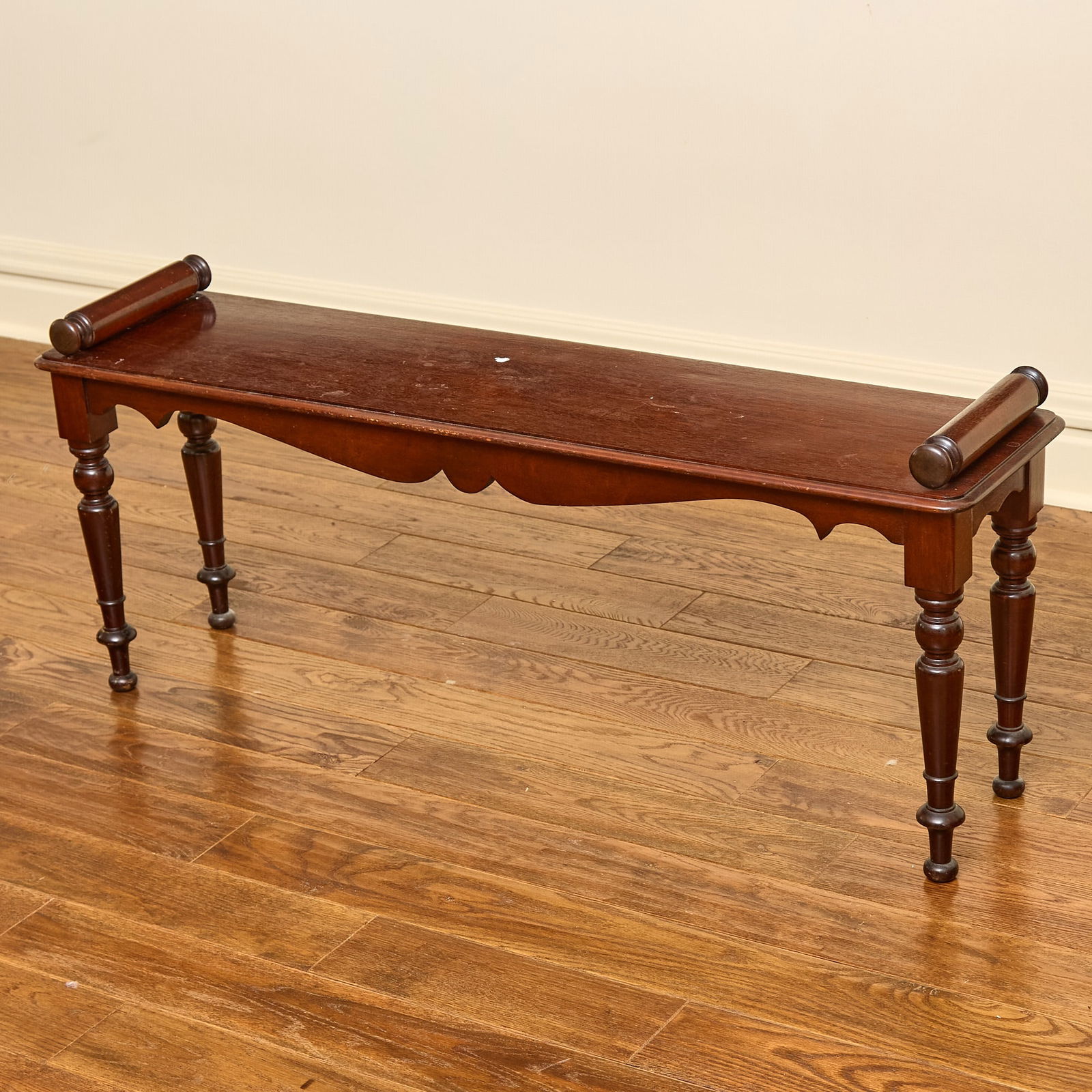 Regency Style Mahogany Bench (1 of 3)