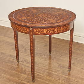 Dutch Inlaid Mahogany Marquetry Table (1 of 6)