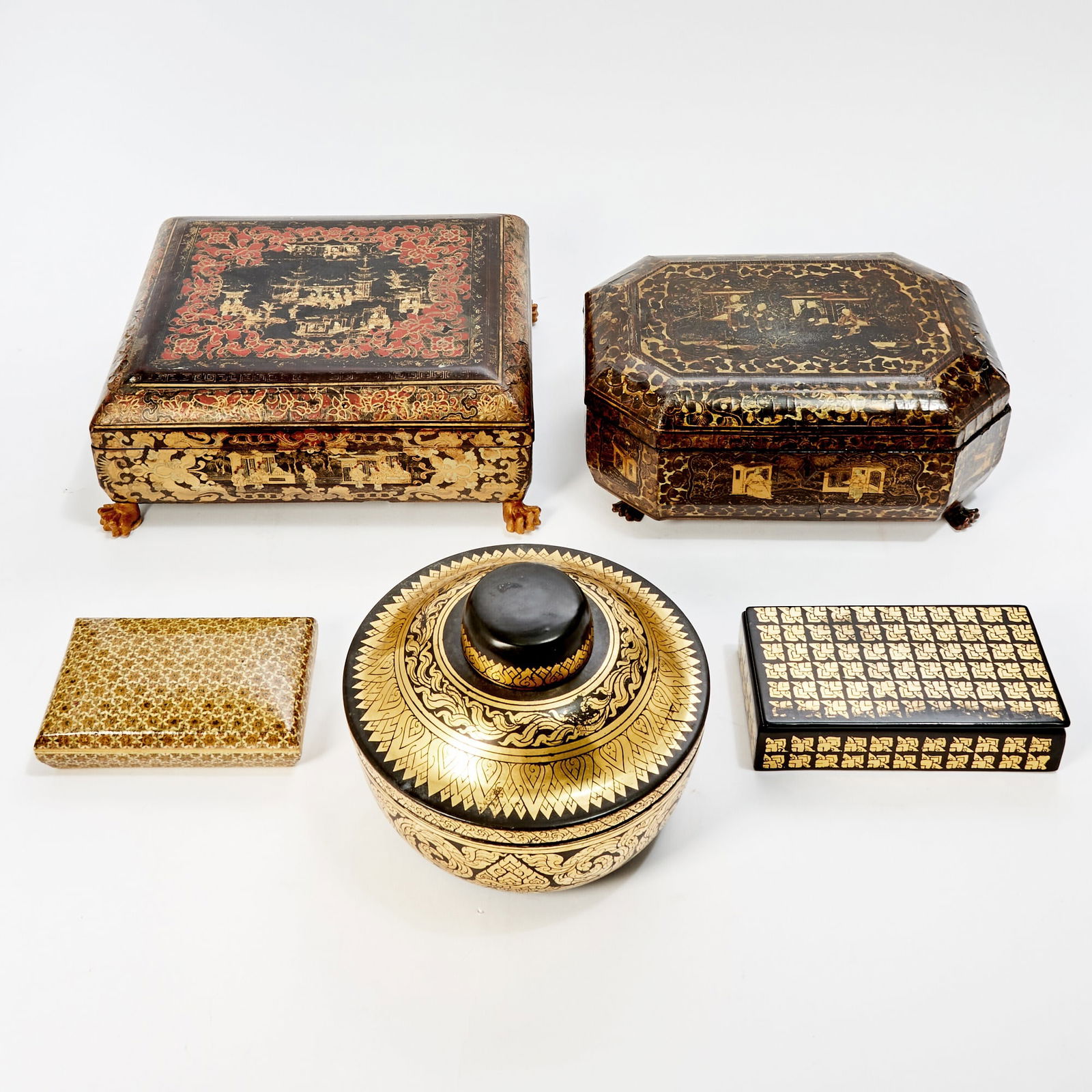 Five Asian and Other Boxes (1 of 4)