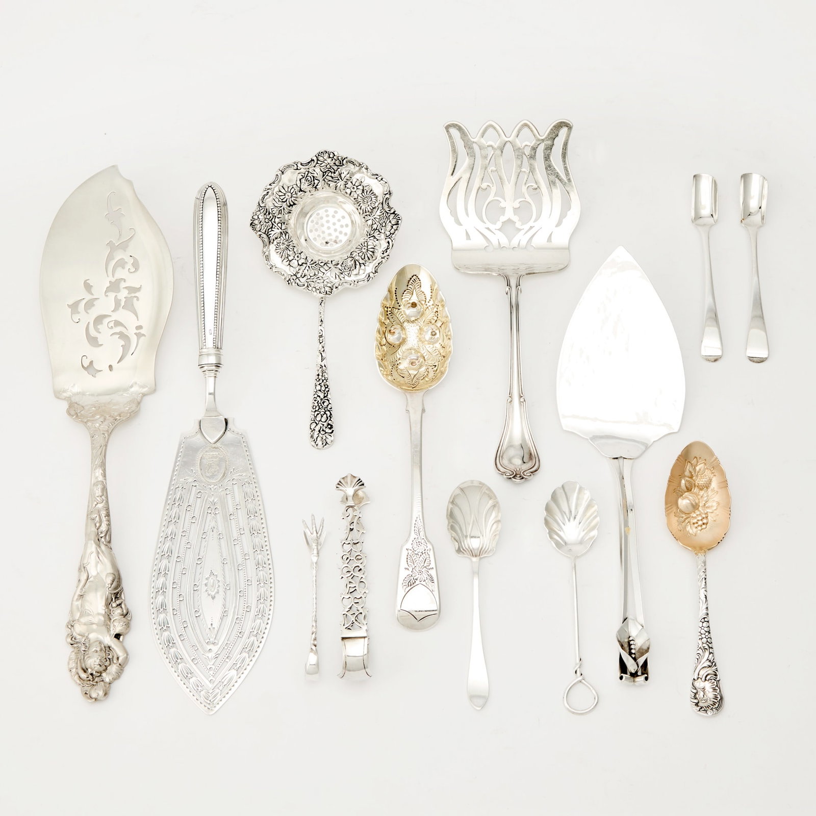 Group of American and English Sterling Silver Serving Pieces (1 of 3)