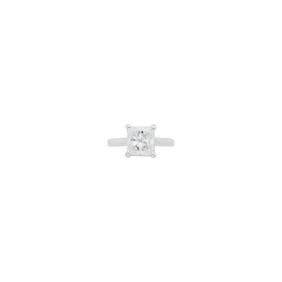 Silver and Diamond Ring