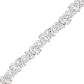 Platinum and Diamond Bracelet