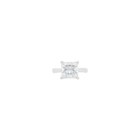 Silver and Diamond Ring