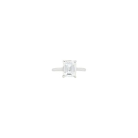 Silver and Diamond Ring