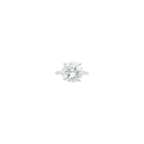 Silver and Diamond Ring