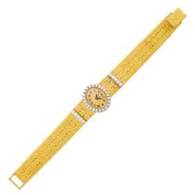 Piaget Gold and Diamond Wristwatch, Ref. 3766-A6