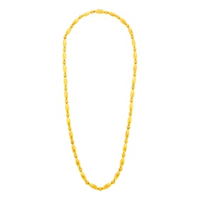 Ilias Lalaounis Long Gold 'Minoan Mycenaean' Bead Necklace