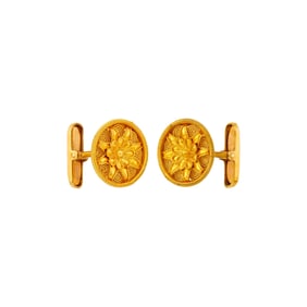 Ilias Lalaounis Pair of Gold Cufflinks
