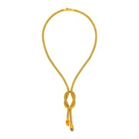 Ilias Lalaounis Gold 'Hercules Knot' Necklace