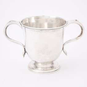George I Sterling Silver Two-Handle Cup