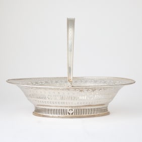 George III Sterling Silver Cake Basket