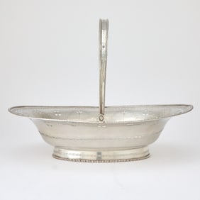 George III Sterling Silver Cake Basket
