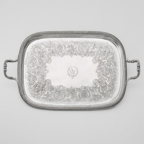 George III Sterling Silver Two Handled Tray
