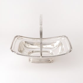 George III Sterling Silver Cake Basket